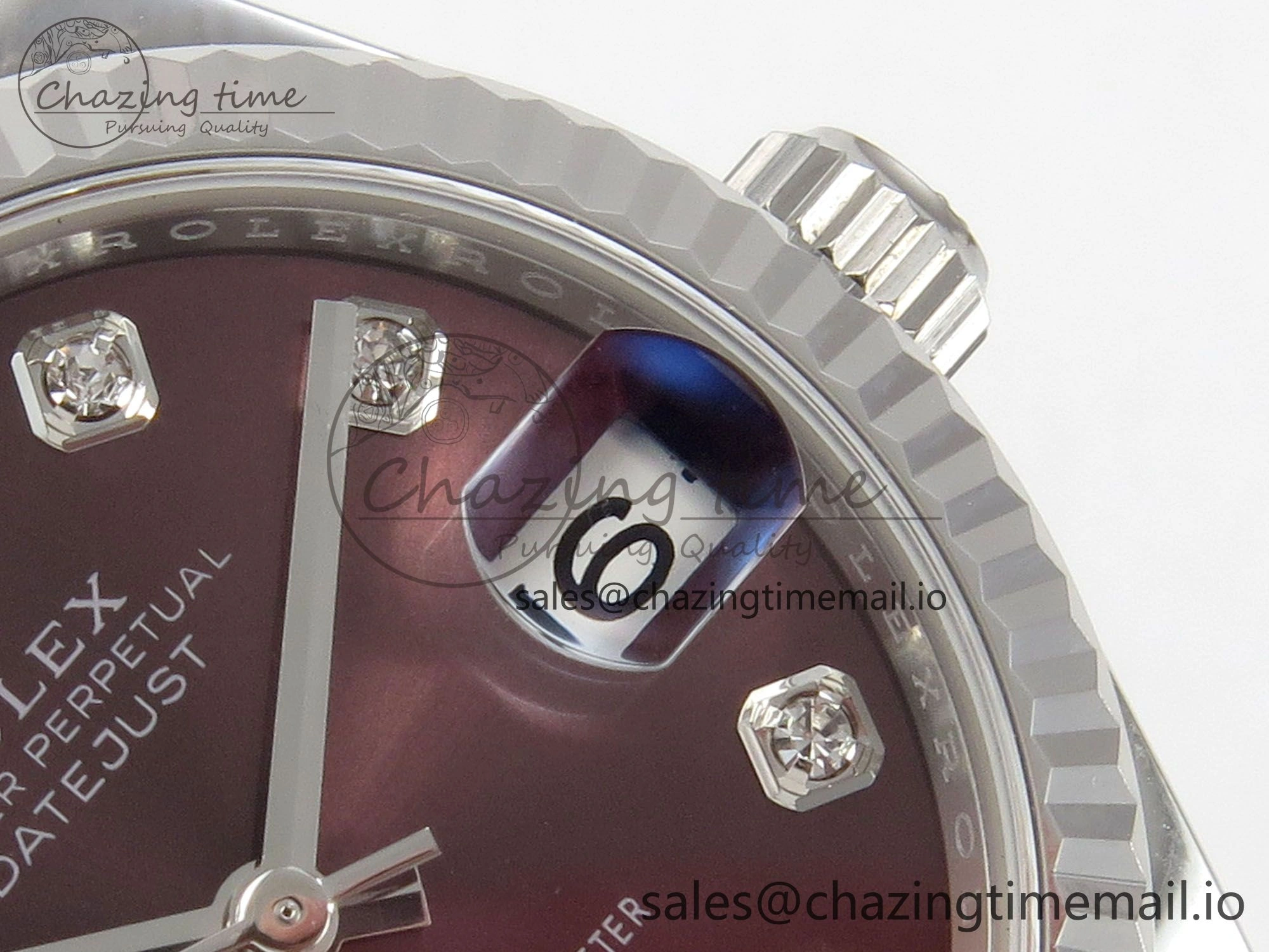 DateJust 31 278274 THBF 1:1 Best Edition 904L Steel Brown Diamond Dial on SS Oyster Bracelet HZ Cal. FashionForward 54