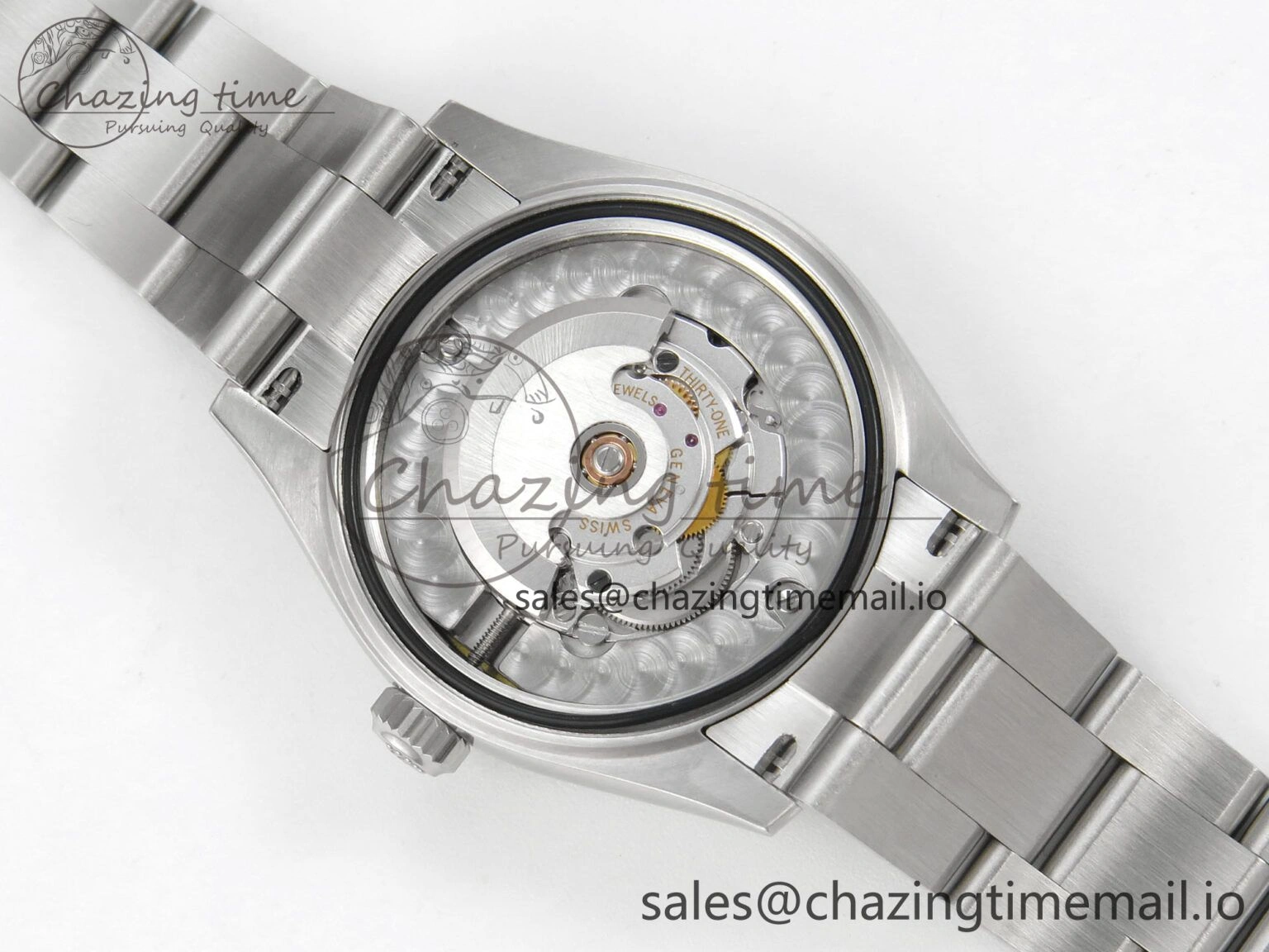 DateJust 31 278274 THBF 1:1 Best Edition 904L Steel Gray Dial Stick Marker on SS Oyster Bracelet HZ Cal. ZipUp 12