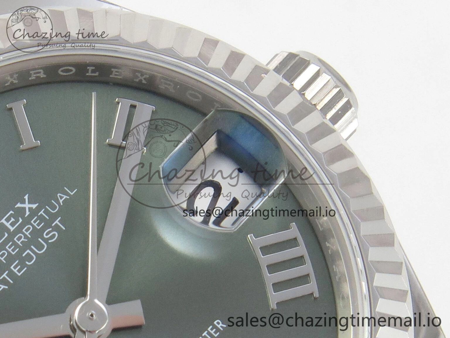 AllSeason DateJust 31 278274 THBF 1:1 Best Edition 904L Steel Green Roman Dial on SS Jubilee Bracelet HZ Cal. 23