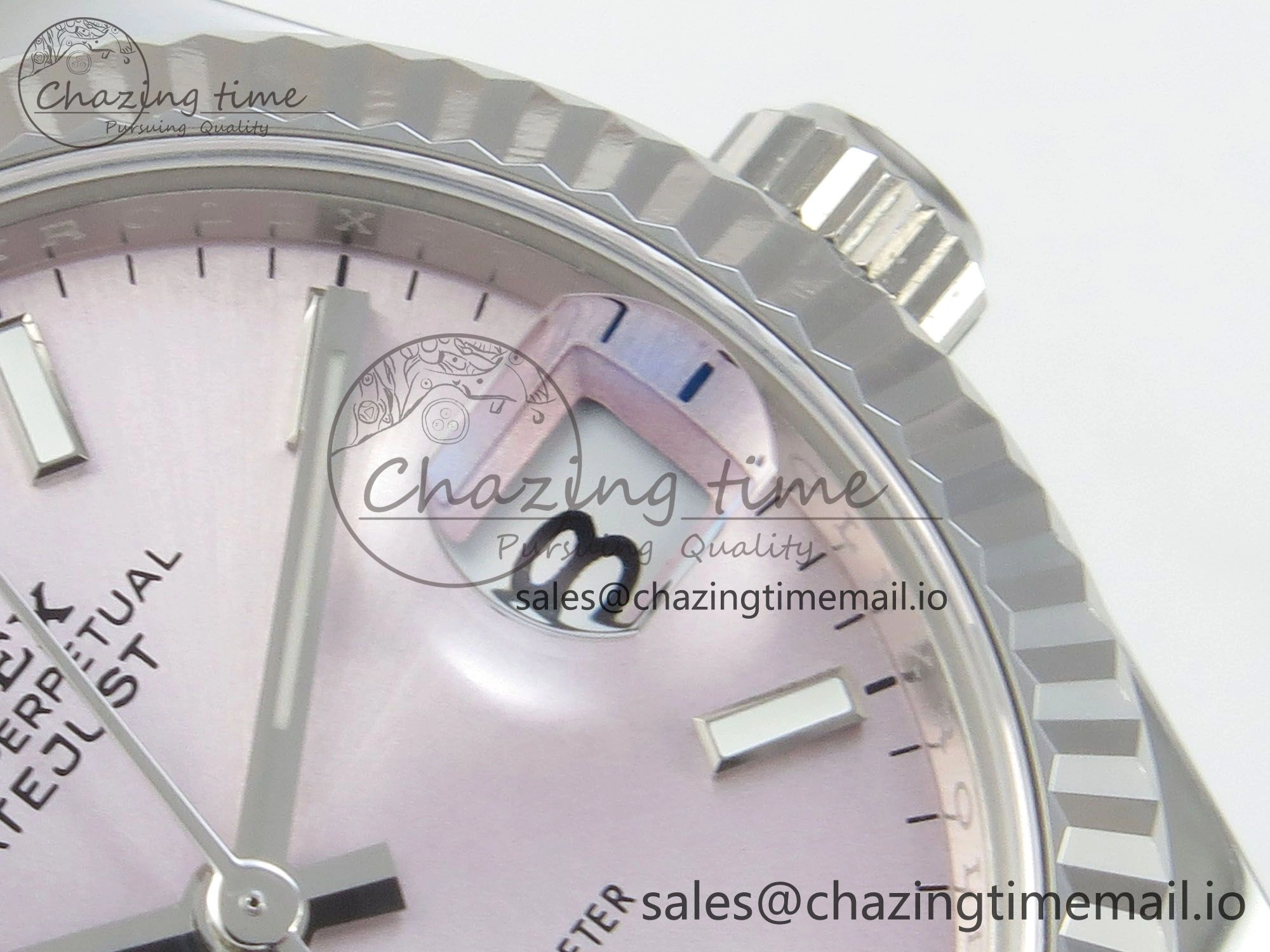 Contemporary DateJust 31 278274 THBF 1:1 Best Edition 904L Steel Pink Dial Stick Marker on SS Jubilee Bracelet HZ Cal. 38