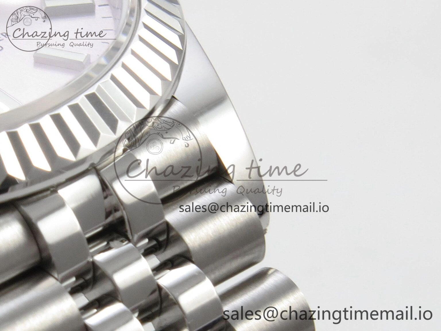 Contemporary DateJust 31 278274 THBF 1:1 Best Edition 904L Steel Pink Dial Stick Marker on SS Jubilee Bracelet HZ Cal. 38