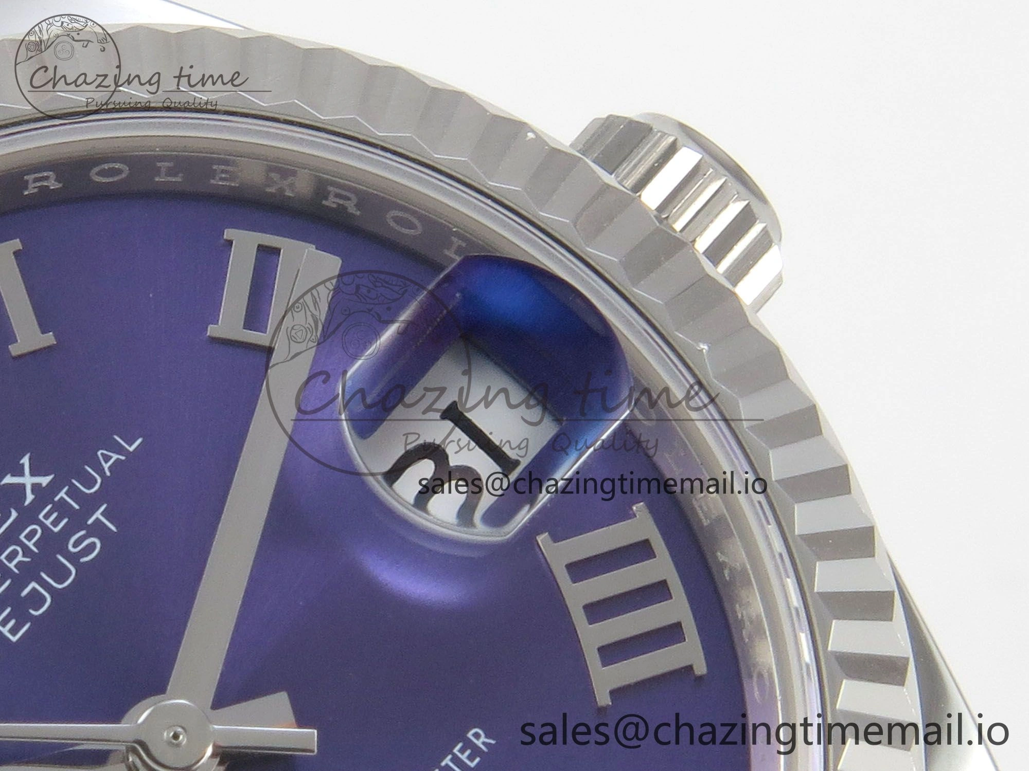 DateJust 31 278274 THBF 1:1 Best Edition 904L Steel Purple Dial on SS Oyster Bracelet HZ Cal. AllSeason 20