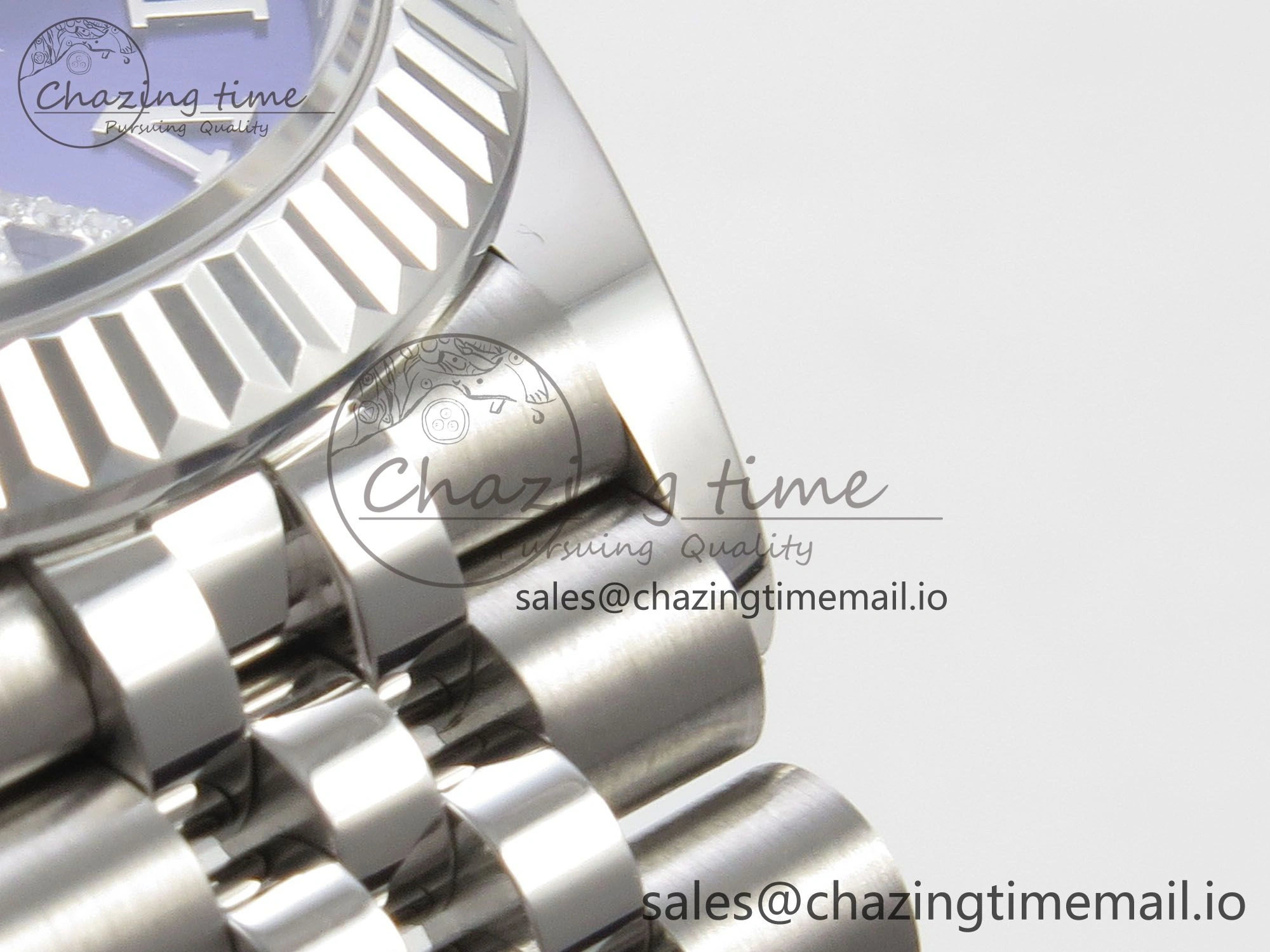 Tailored DateJust 31 278274 THBF 1:1 Best Edition 904L Steel Purple Roman Dial on SS Jubilee Bracelet HZ Cal. 43