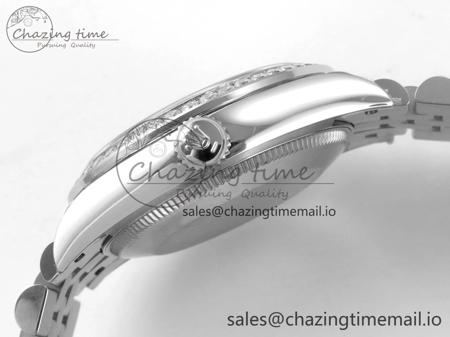 DateJust 31 278274 THBF 1:1 Best Edition 904L Steel RG Dial Stick Marker on SS Jubilee Bracelet HZ Cal. WaterResistant 8