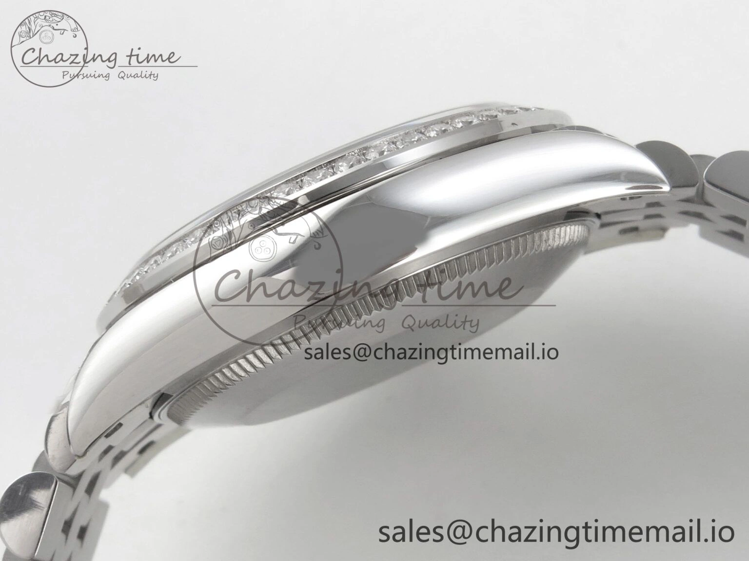 DateJust 31 278274 THBF 1:1 Best Edition 904L Steel RG Dial Stick Marker on SS Jubilee Bracelet HZ Cal. WaterResistant 8