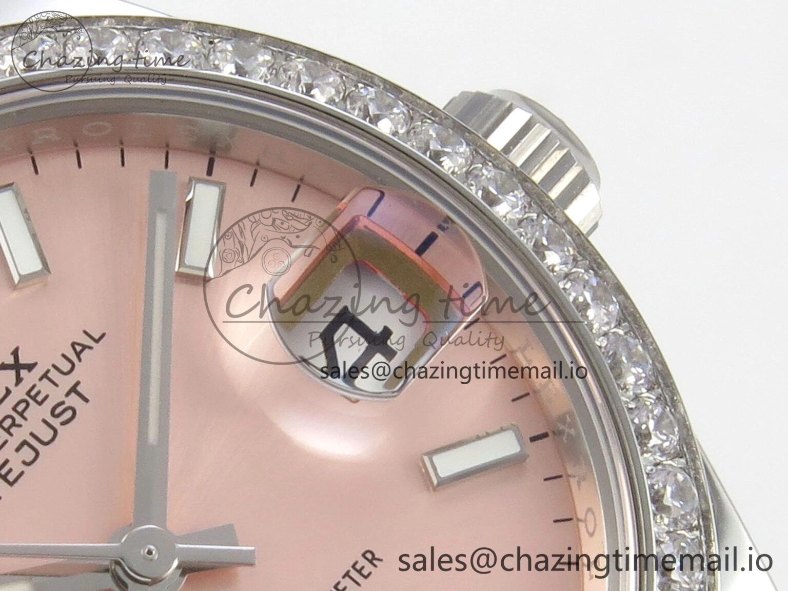 DateJust 31 278274 THBF 1:1 Best Edition 904L Steel RG Dial Stick Marker on SS Jubilee Bracelet HZ Cal. WaterResistant 8