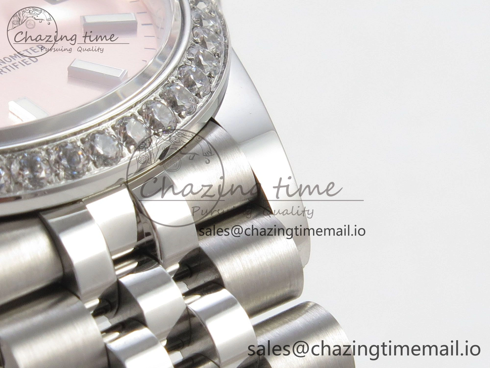 DateJust 31 278274 THBF 1:1 Best Edition 904L Steel RG Dial Stick Marker on SS Jubilee Bracelet HZ Cal. WaterResistant 8