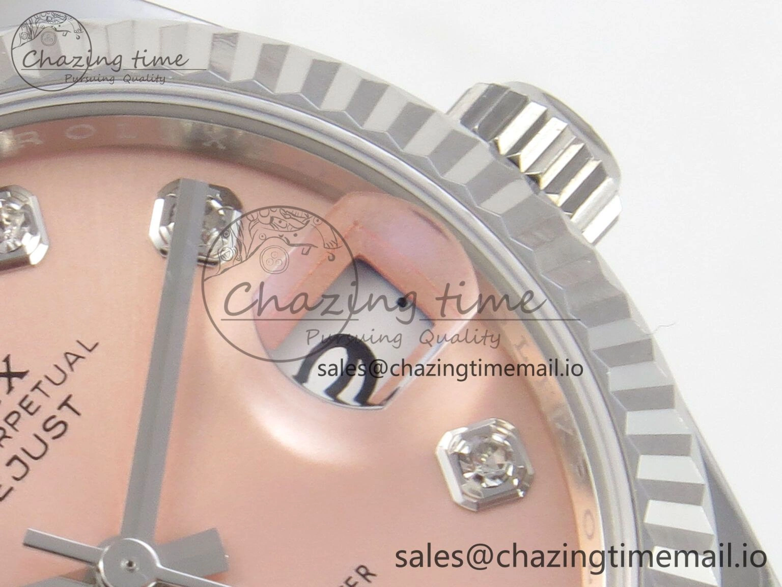 DateJust 31 278274 THBF 1:1 Best Edition 904L Steel RG Diamond Dial on SS Jubilee Bracelet HZ Cal. Refined 3