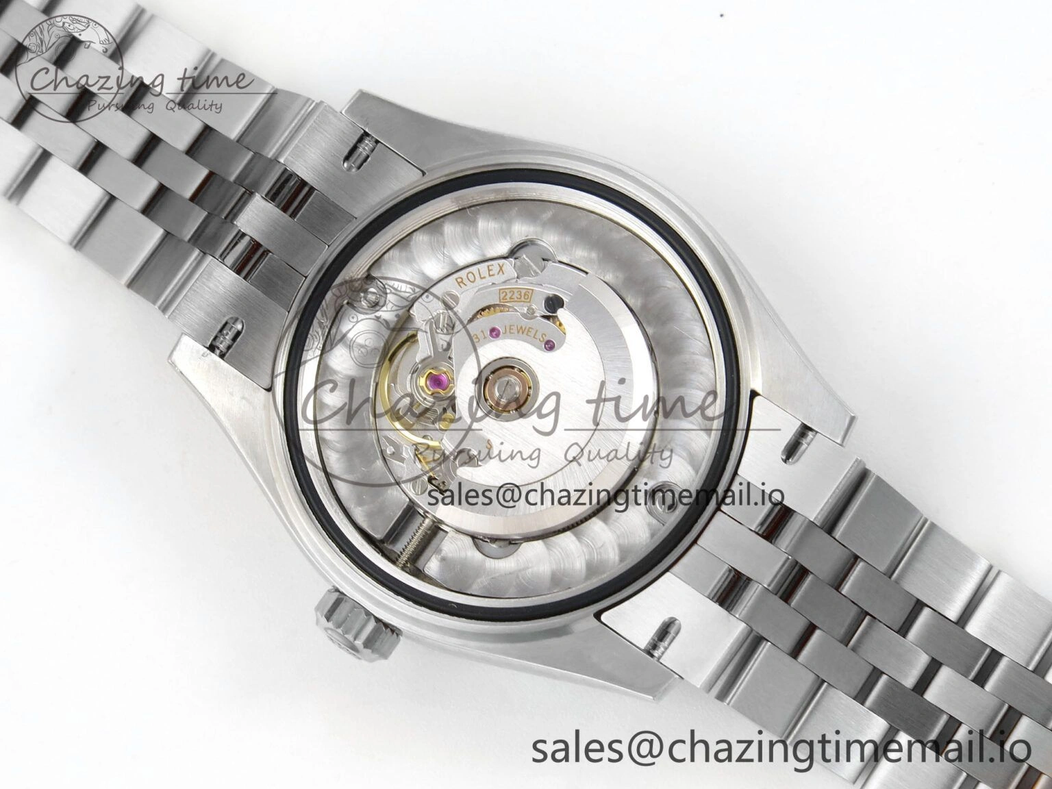 FreshLook DateJust 31 278274 THBF 1:1 Best Edition 904L Steel RG Roman Dial Diamonds Bezel on SS Jubilee Bracelet HZ Cal. 37
