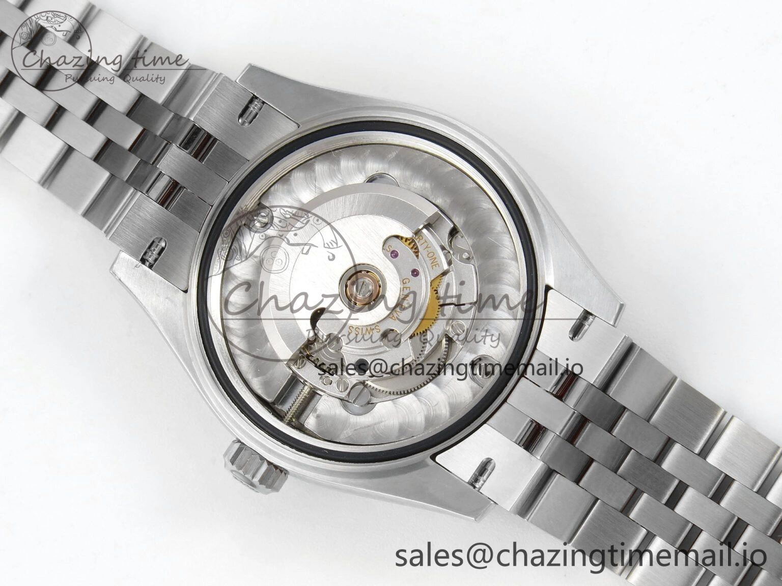 FreshLook DateJust 31 278274 THBF 1:1 Best Edition 904L Steel RG Roman Dial Diamonds Bezel on SS Jubilee Bracelet HZ Cal. 37