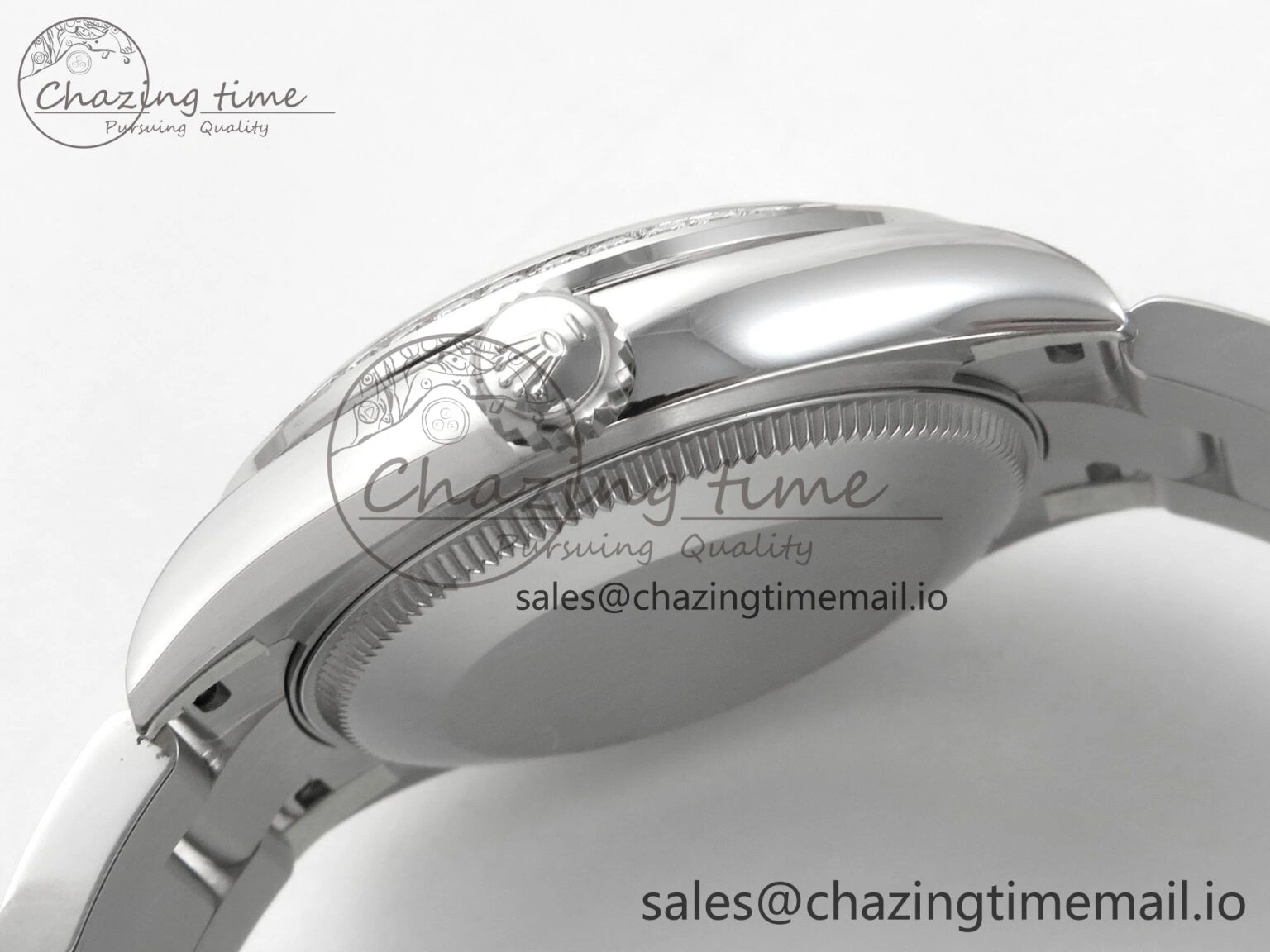 ModernLook DateJust 31 278274 THBF 1:1 Best Edition 904L Steel RG Roman Dial Diamonds Bezel on SS Oyster Bracelet HZ Cal. 11
