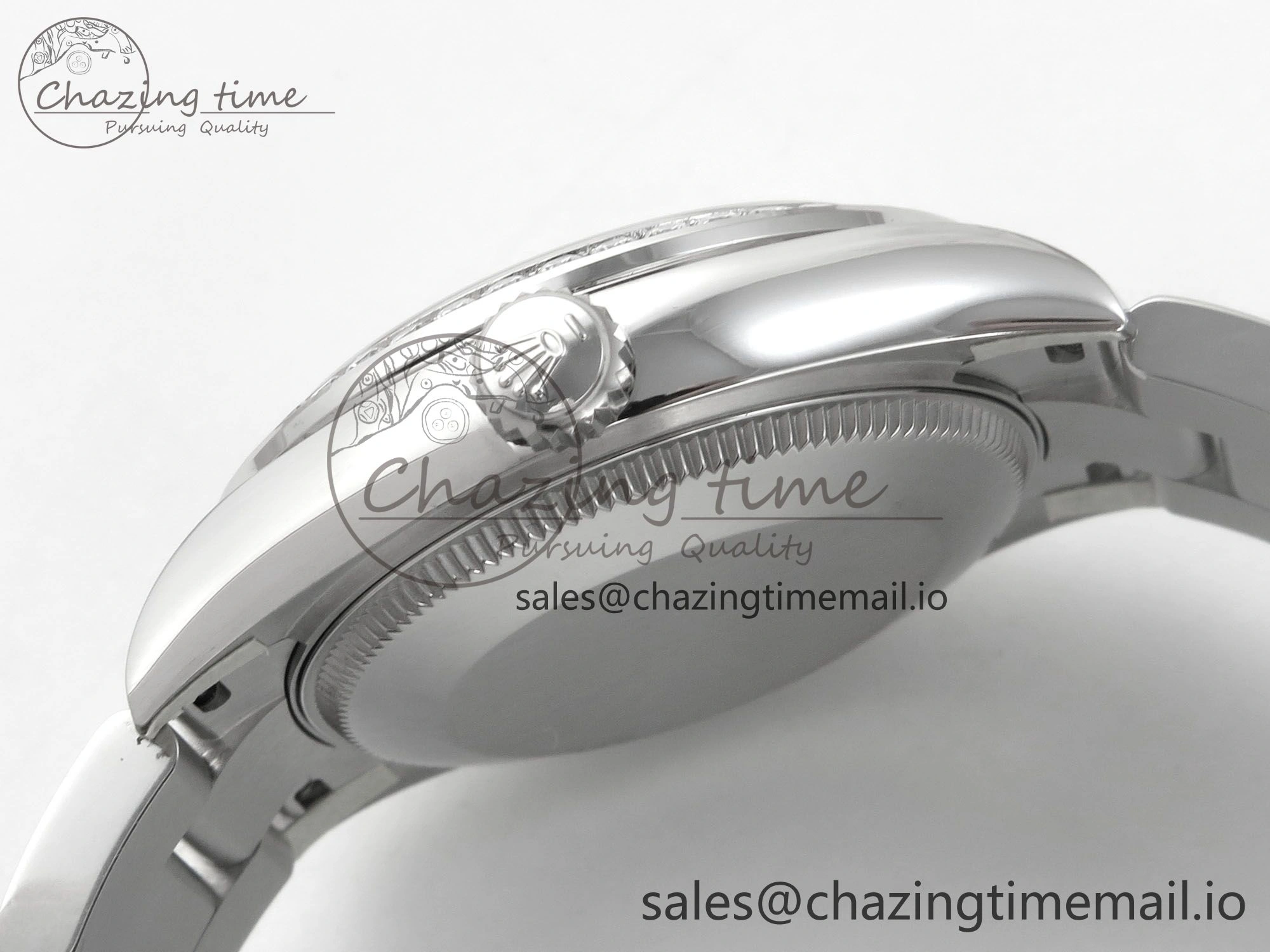ModernLook DateJust 31 278274 THBF 1:1 Best Edition 904L Steel RG Roman Dial Diamonds Bezel on SS Oyster Bracelet HZ Cal. 11