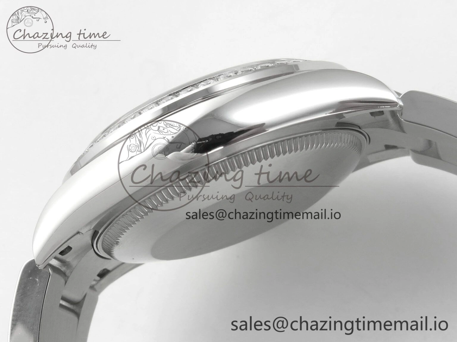 ModernLook DateJust 31 278274 THBF 1:1 Best Edition 904L Steel RG Roman Dial Diamonds Bezel on SS Oyster Bracelet HZ Cal. 11