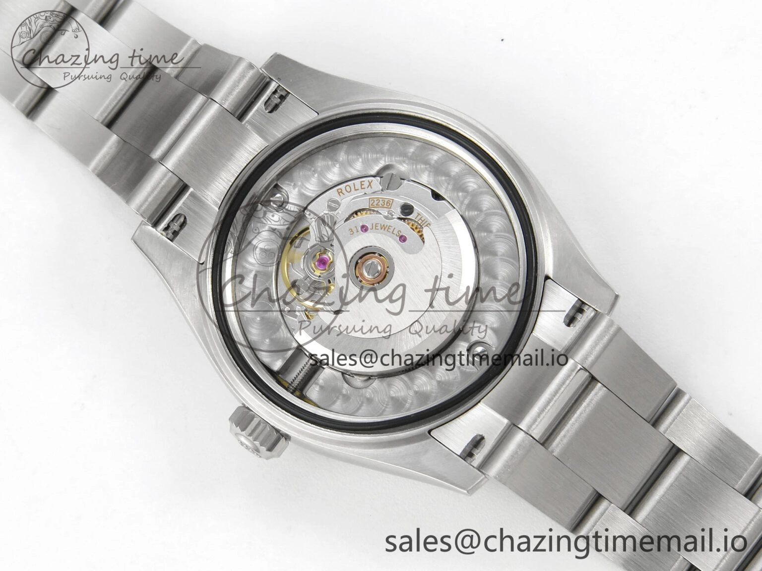 ModernLook DateJust 31 278274 THBF 1:1 Best Edition 904L Steel RG Roman Dial Diamonds Bezel on SS Oyster Bracelet HZ Cal. 11