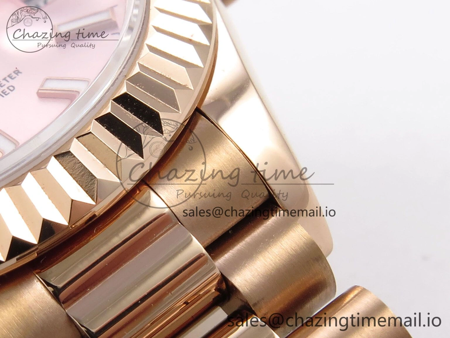 DateJust 31 278275 RG GMF 1:1 Best Edition 904L Steel Pink Stick Dial on Jubilee Bracelet A WaterResistant 1147