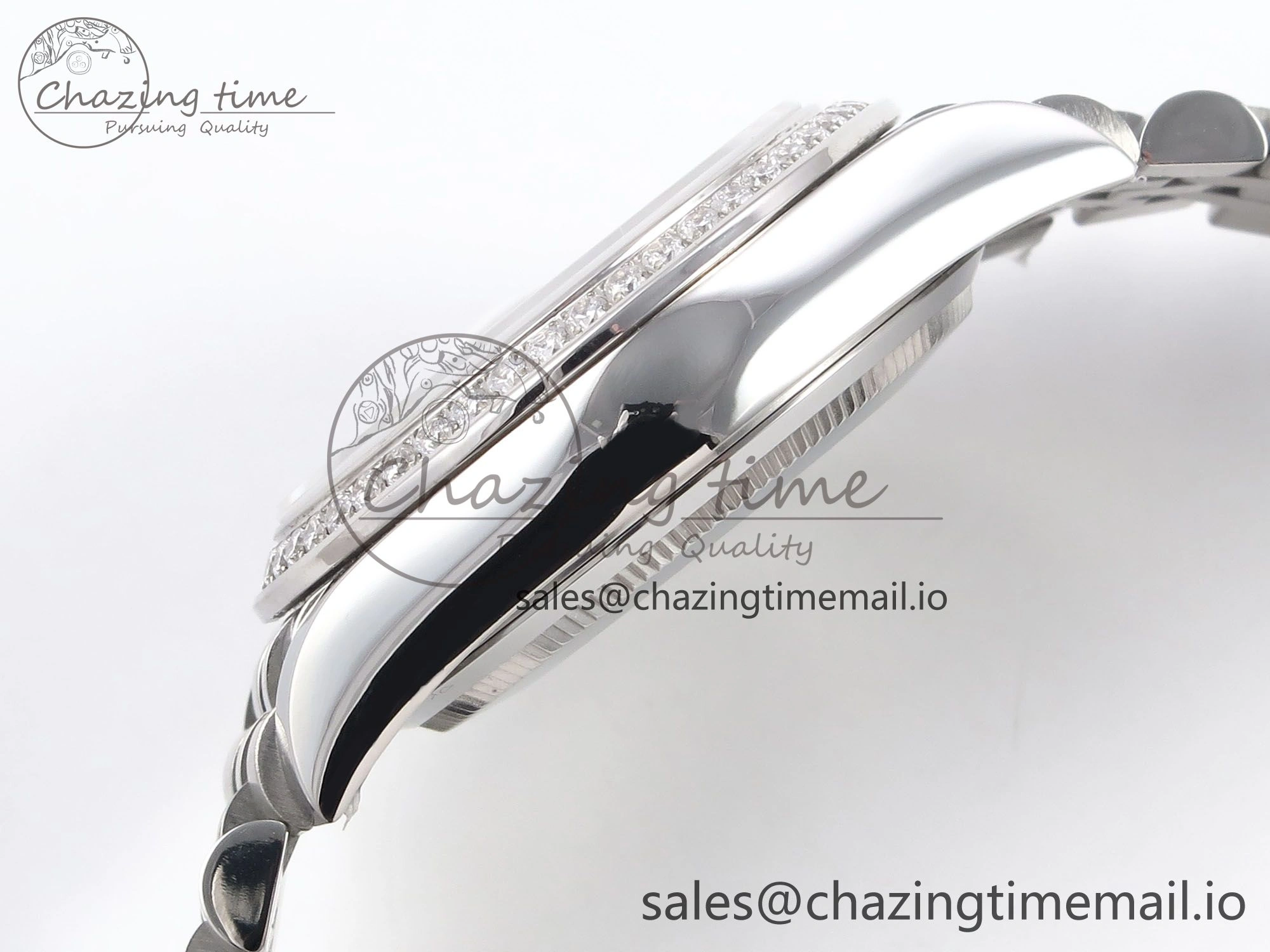 DateJust 31 278289RBR RG GMF 1:1 Best Edition 904L Steel Silver Roman Diamond Dial on Jubilee Bracelet A SoftTouch 1162