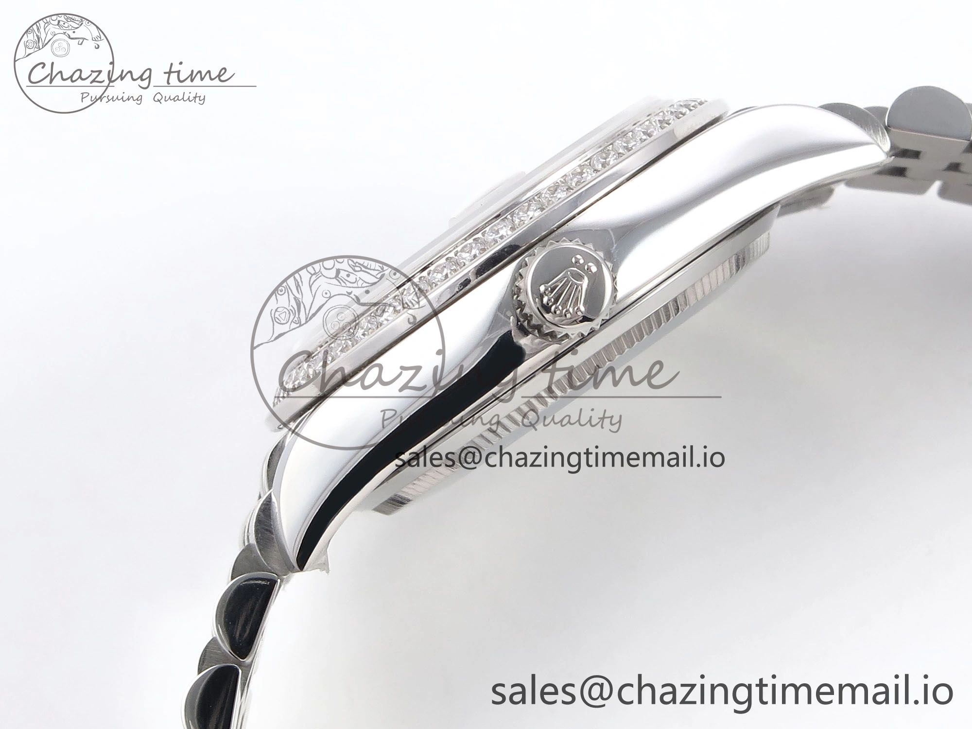 DateJust 31 278289RBR RG GMF 1:1 Best Edition 904L Steel Silver Roman Diamond Dial on Jubilee Bracelet A SoftTouch 1162