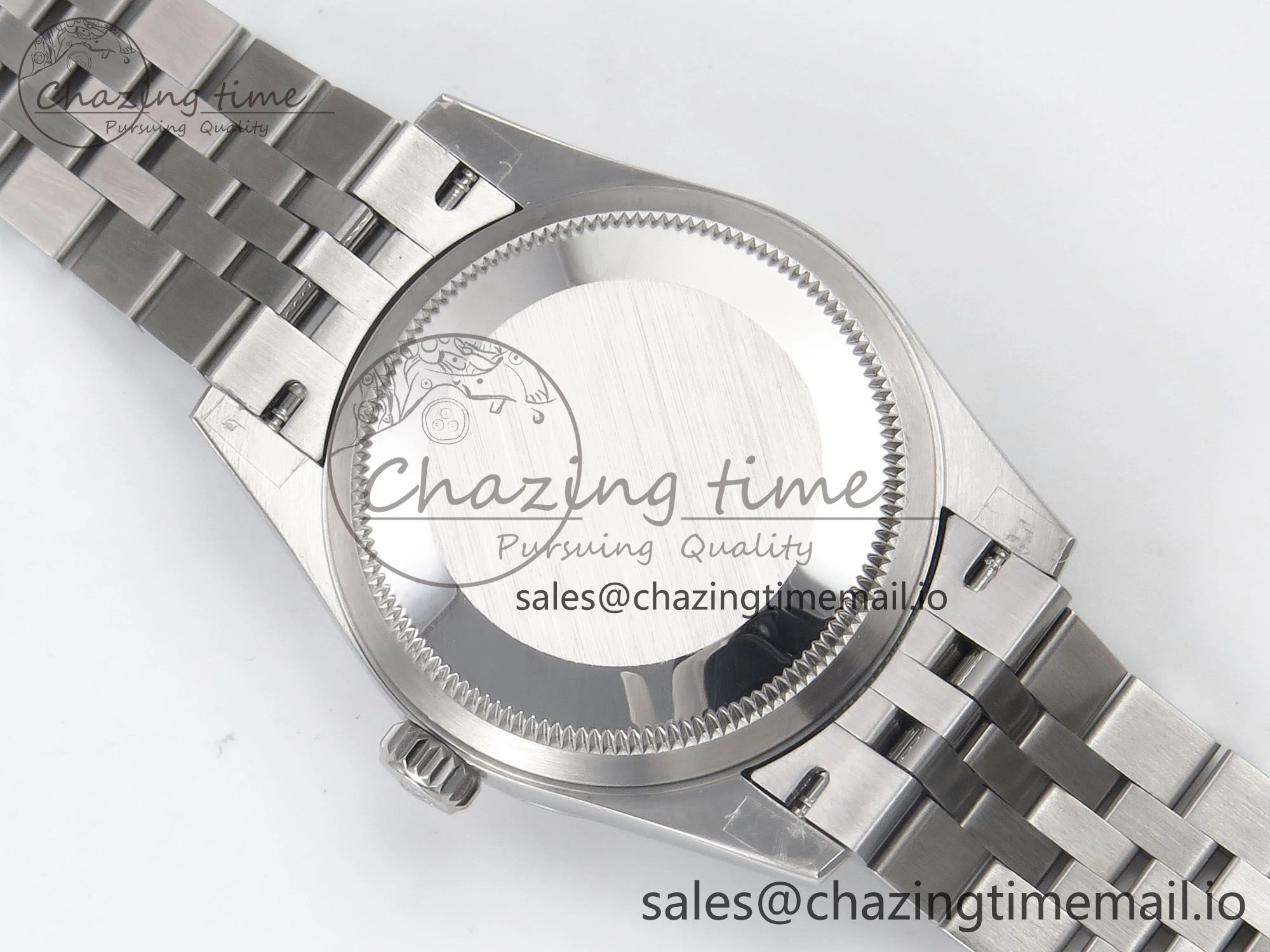 UrbanChic DateJust 31 278344RBR SS GMF 1:1 Best Edition 904L Steel Gray Roman Diamonds Dial on Jubilee Bracelet A 1159