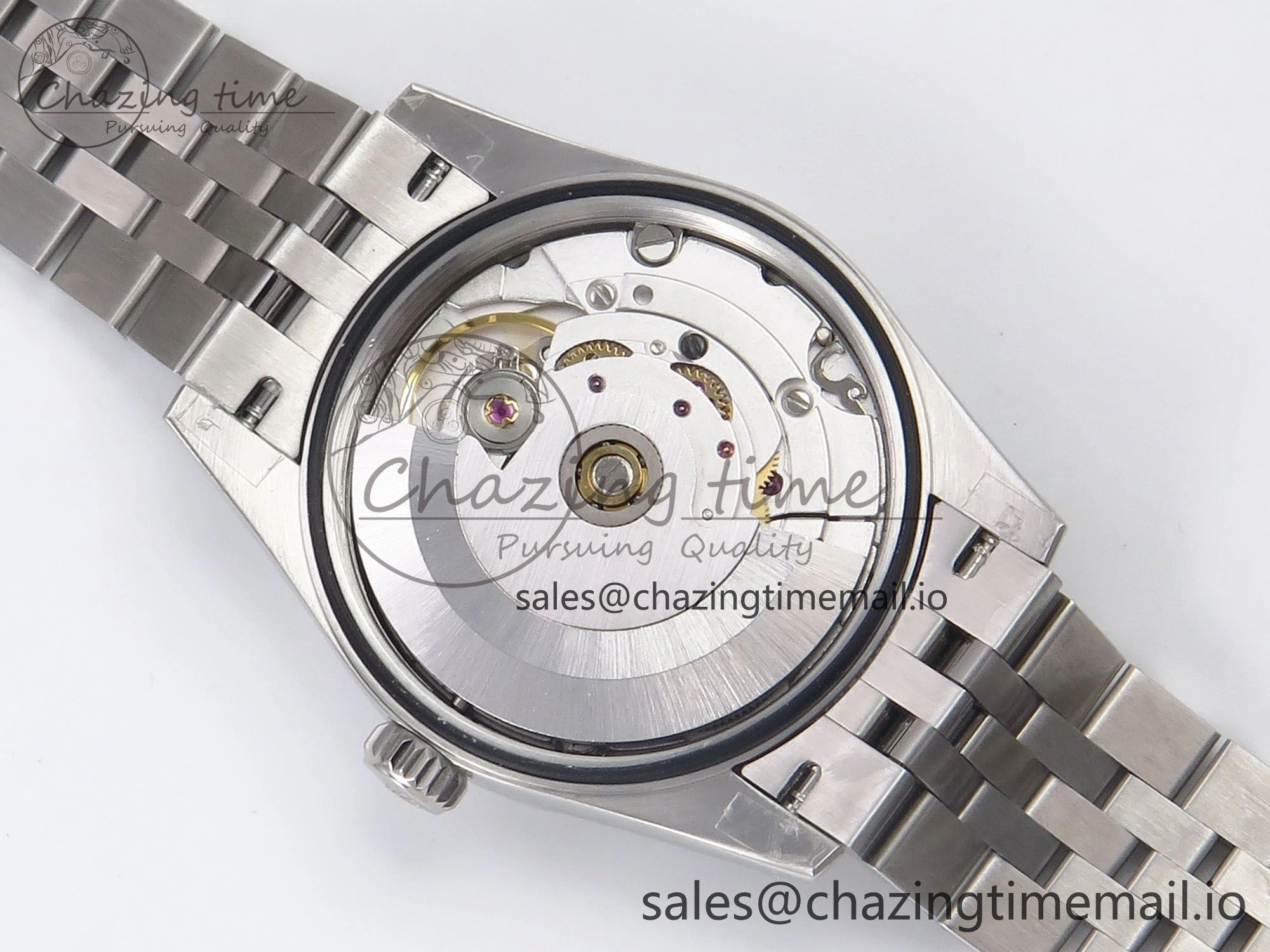 UrbanChic DateJust 31 278344RBR SS GMF 1:1 Best Edition 904L Steel Gray Roman Diamonds Dial on Jubilee Bracelet A 1159
