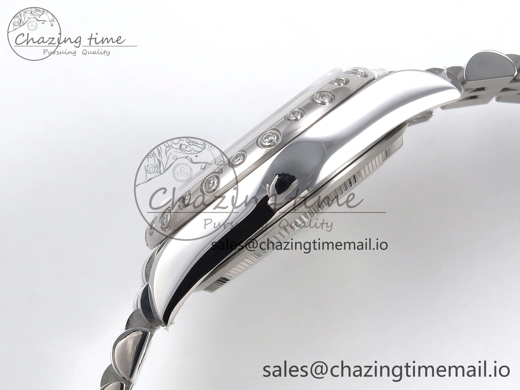 UrbanChic DateJust 31 278344RBR SS GMF 1:1 Best Edition 904L Steel Gray Roman Diamonds Dial on Jubilee Bracelet A 1159