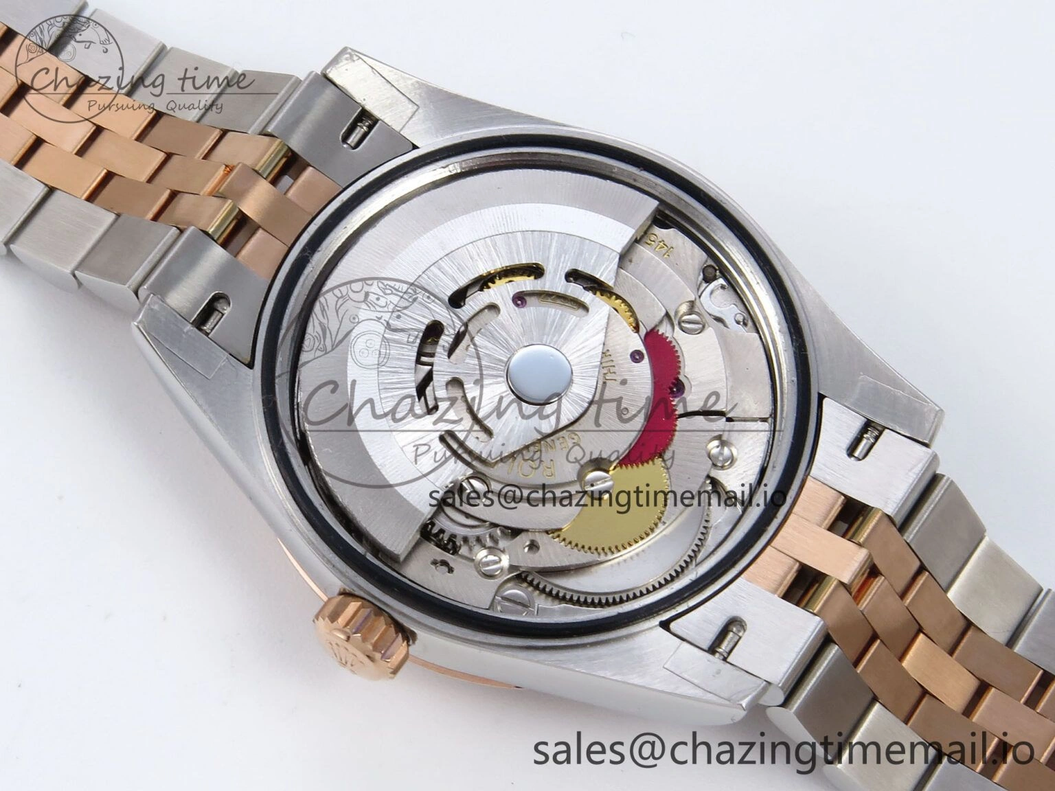 DateJust 31 278381RBR JARF 1:1 Best Edition 904L Steel RG Diamonds Dial on SS RG Jubilee Bracelet HZ ZeroBulk 869