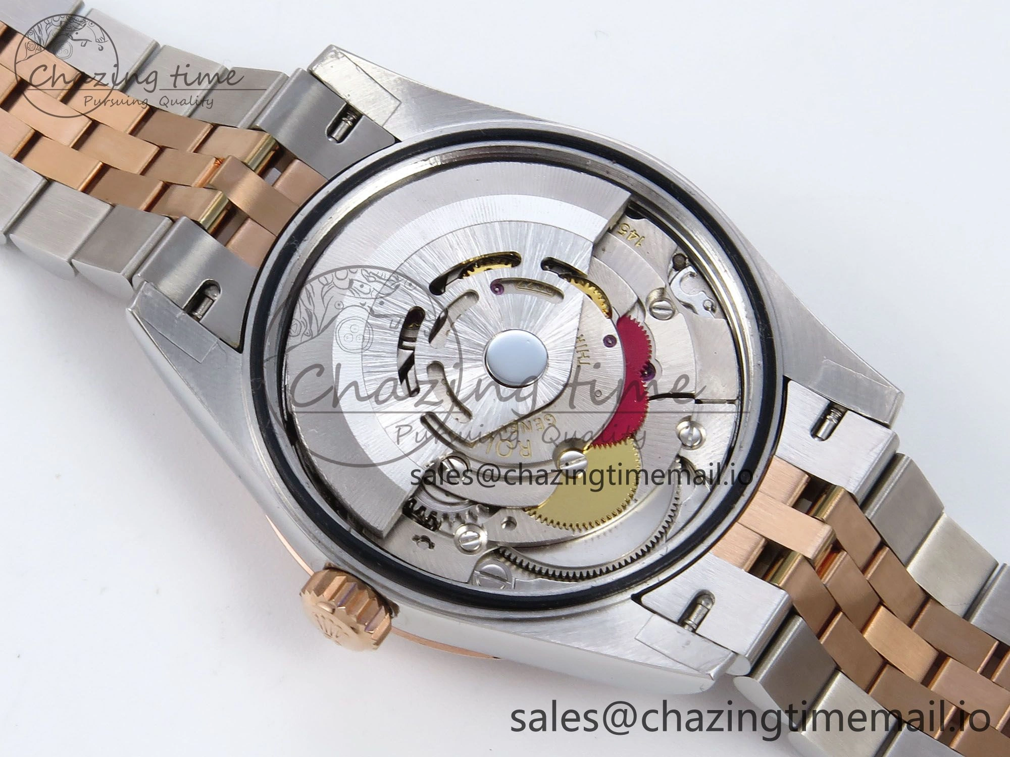 DateJust 31 278381RBR JARF 1:1 Best Edition 904L Steel RG Diamonds Dial on SS RG Jubilee Bracelet HZ ZeroBulk 869