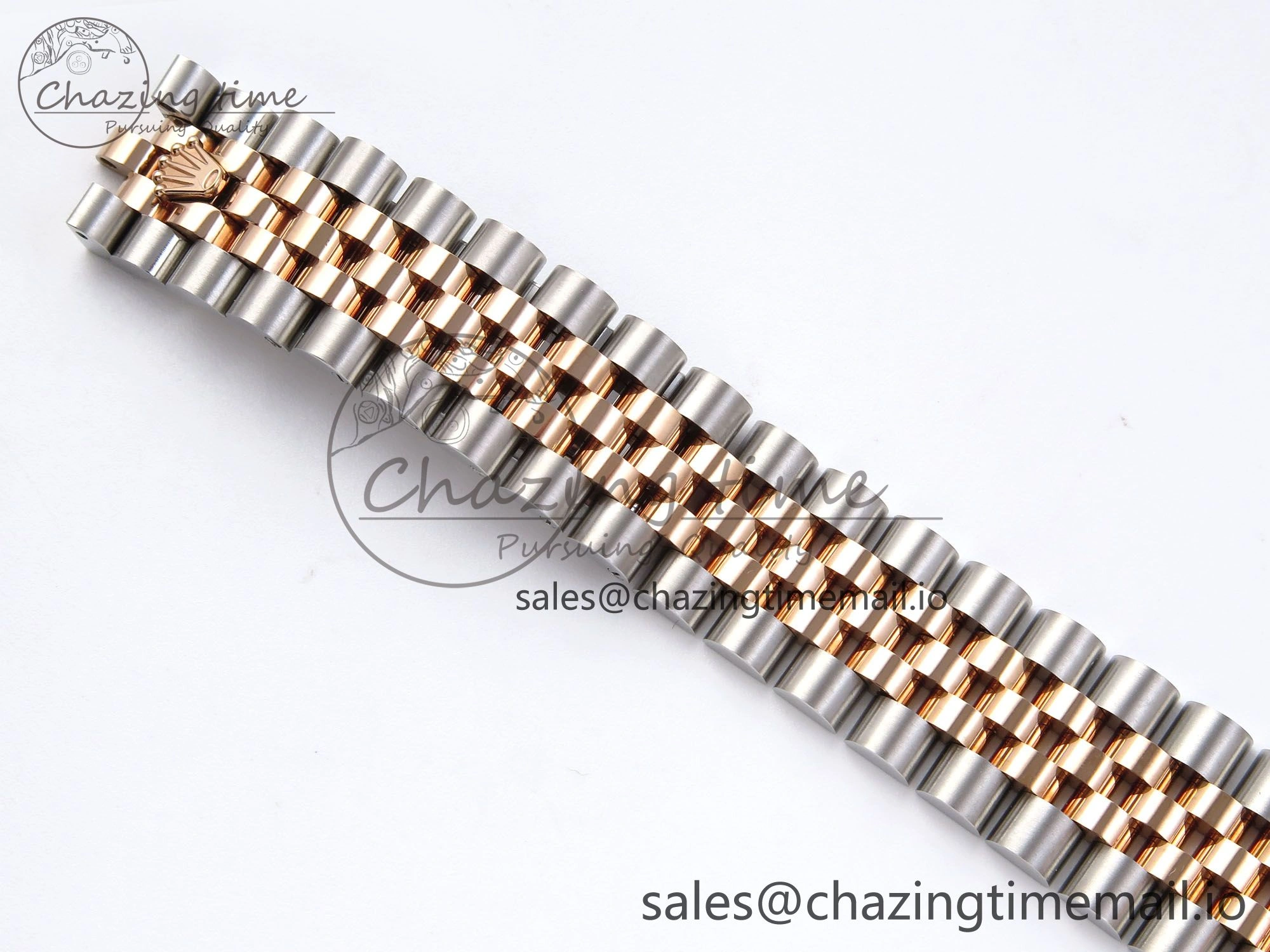 DateJust 31 278381RBR JARF 1:1 Best Edition 904L Steel RG Diamonds Dial on SS RG Jubilee Bracelet HZ ZeroBulk 869