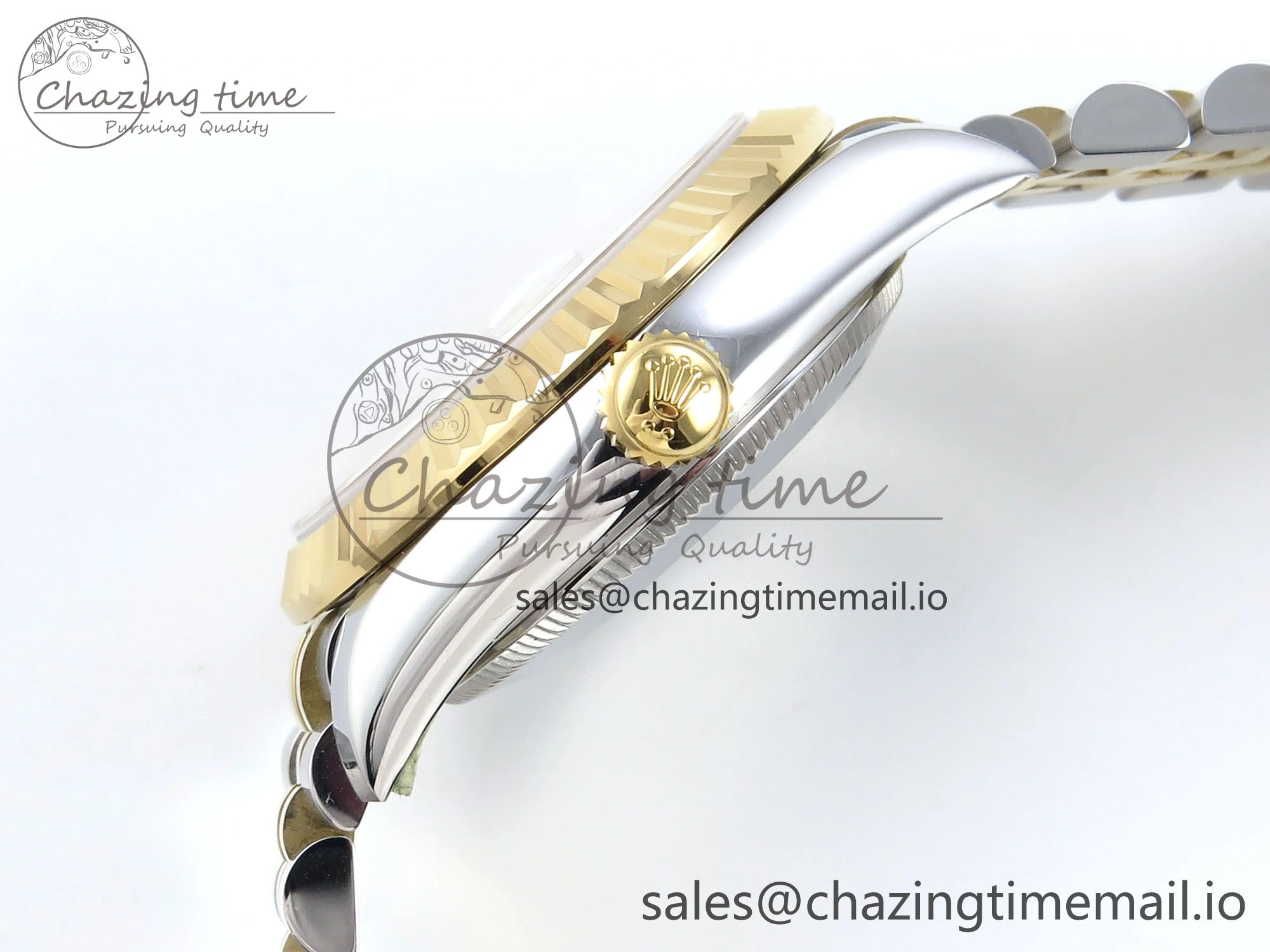 DateJust 31 278383 ARF 1:1 Best Edition 904L Steel Green Diamonds Dial on SS YG Jubilee Bracelet ETA EasyCare 569