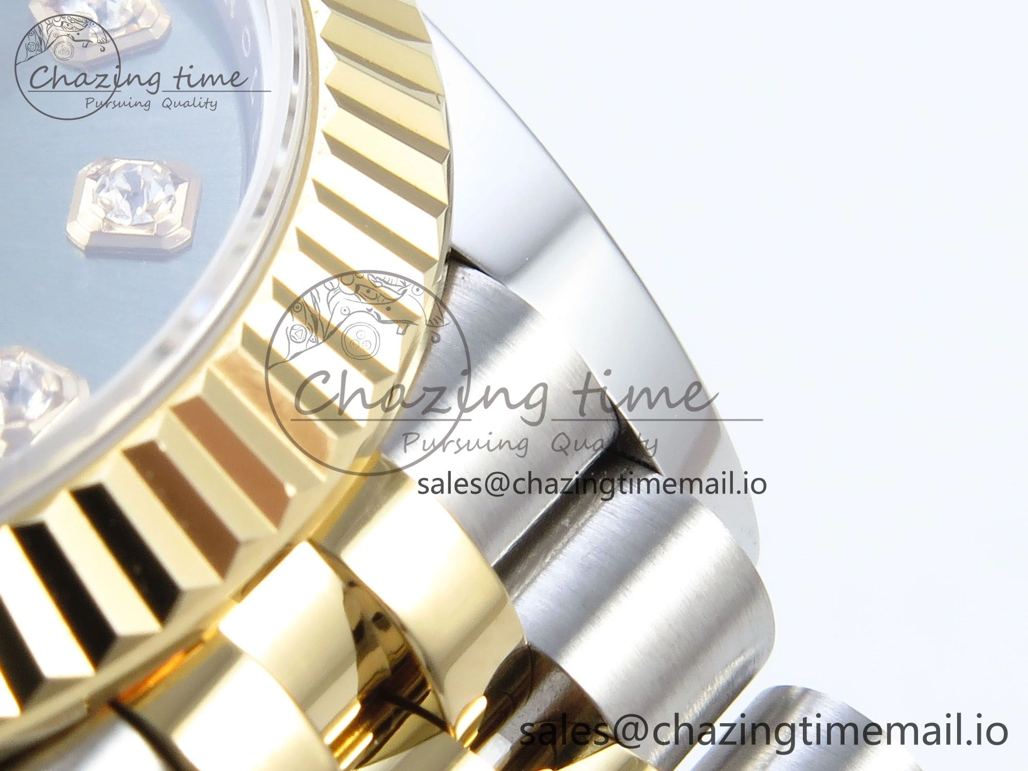 DateJust 31 278383 ARF 1:1 Best Edition 904L Steel Green Diamonds Dial on SS YG Jubilee Bracelet ETA EasyCare 569