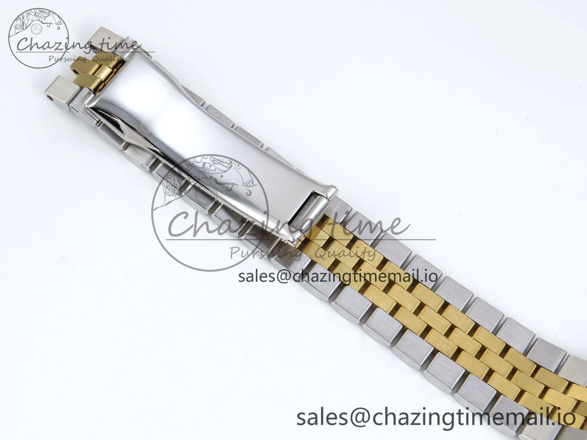 Supportive DateJust 31 278383RBR ARF 1:1 Best Edition 904L Steel Gray Diamonds Dial Diamonds Bezel on SS YG Jubilee Bracelet ETA 411