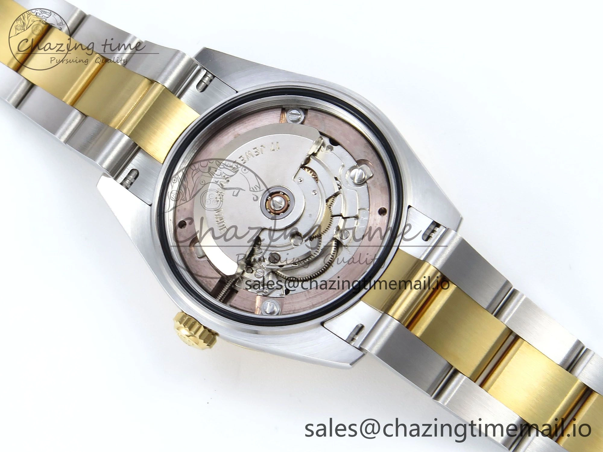 DateJust 31 278383RBR ARF 1:1 Best Edition 904L Steel Gray Diamonds Dial Diamonds Bezel on SS YG Oyster Bracelet ETA Trendsetting 408