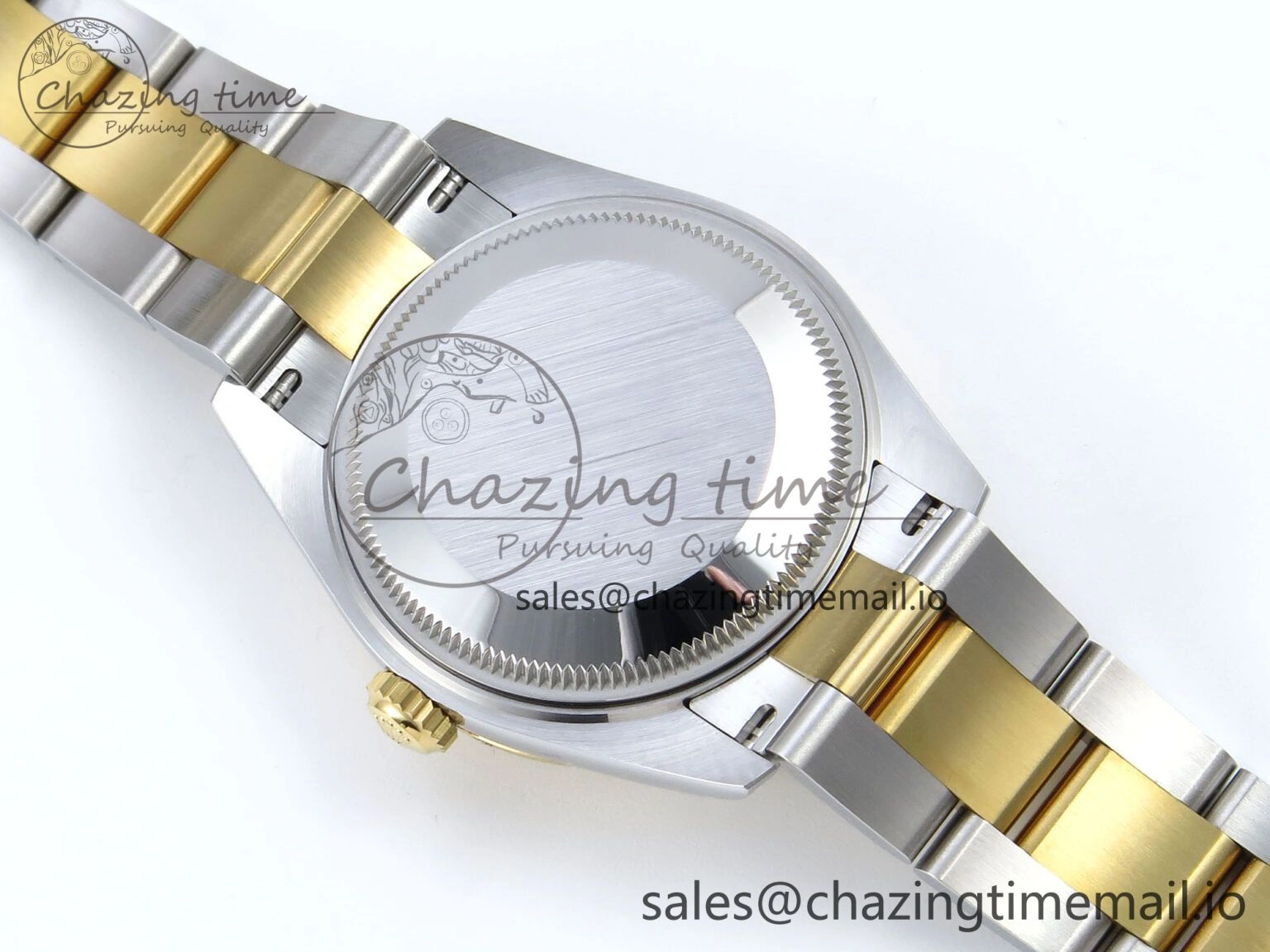 WrinkleFree DateJust 31 278383RBR ARF 1:1 Best Edition 904L Steel Green Roman Diamonds Dial Diamonds Bezel on SS YG Oyster Bracelet ETA 404