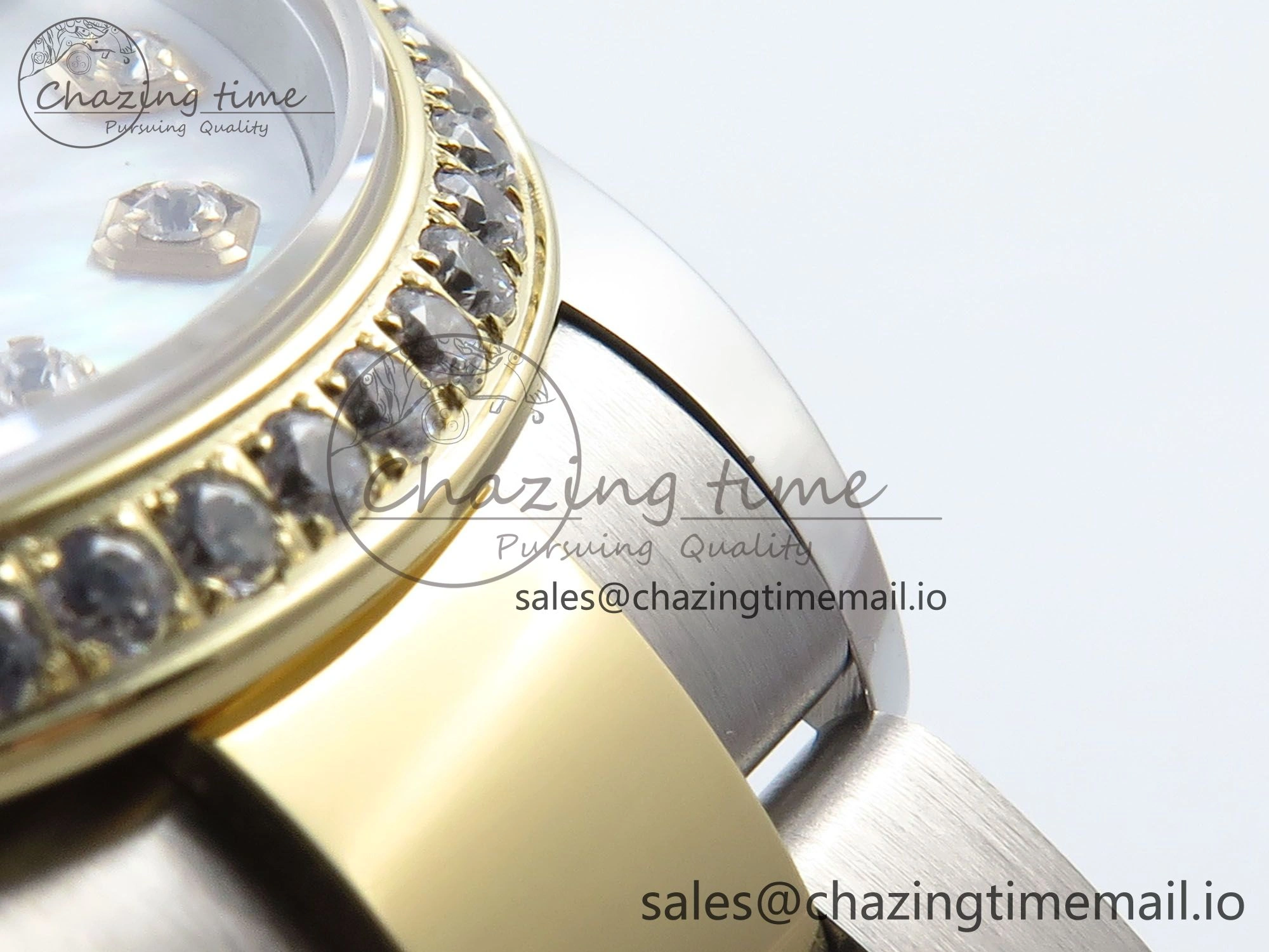 DateJust 31 278383RBR ARF 1:1 Best Edition 904L Steel White MOP Dial Diamonds Bezel on SS YG Oyster Bracelet ETA Chic 399