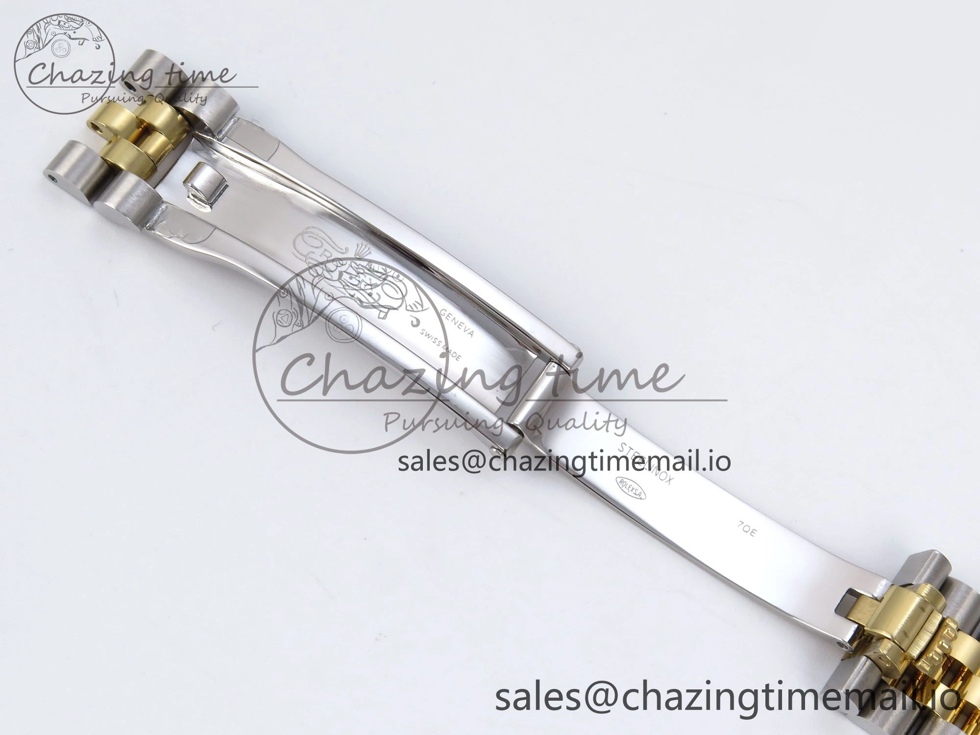 OnTrend DateJust 31 278383RBR JARF 1:1 Best Edition 904L Steel Gray Roman Diamonds Dial on SS YG Jubilee Bracelet HZ 880