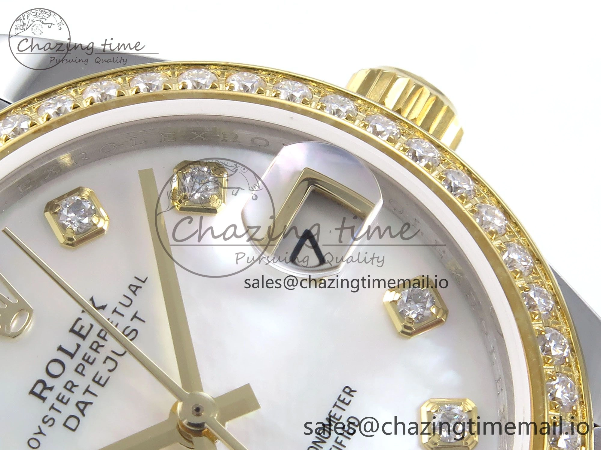 DateJust 31 278383RBR JARF 1:1 Best Edition 904L Steel White MOP Diamonds Dial on SS YG Jubilee Bracelet HZ QuickDry 882