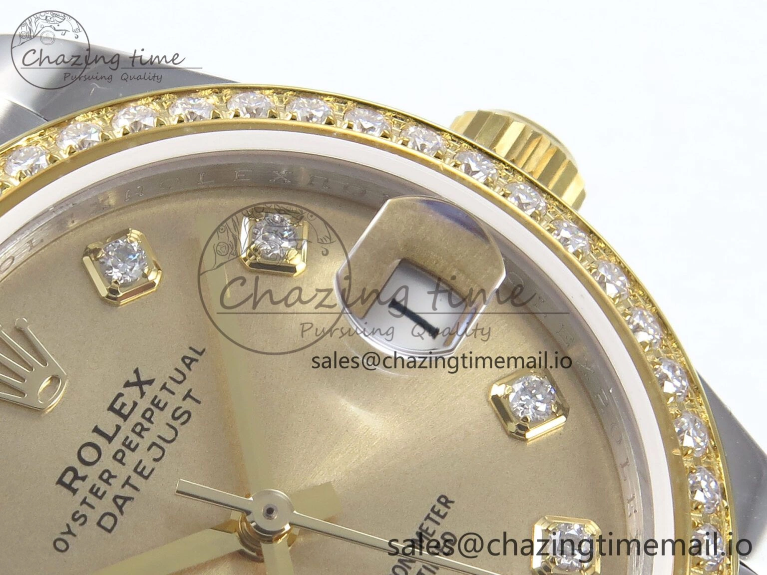 DateJust 31 278383RBR JARF 1:1 Best Edition 904L Steel YG Diamonds Dial on SS YG Jubilee Bracelet HZ Fashionable 881