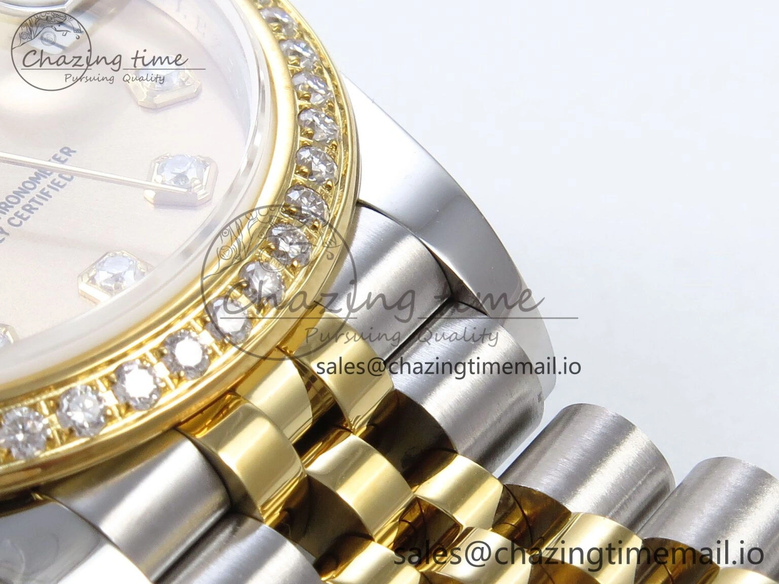 DateJust 31 278383RBR JARF 1:1 Best Edition 904L Steel YG Diamonds Dial on SS YG Jubilee Bracelet HZ Fashionable 881