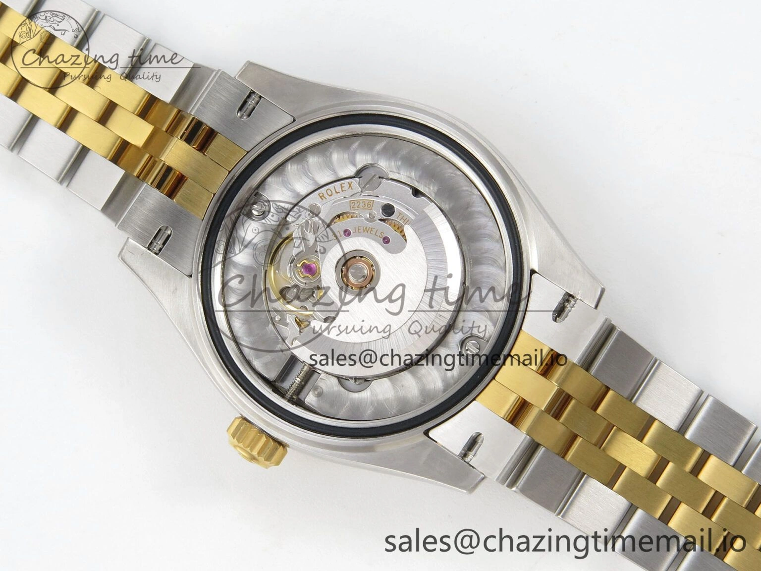 DateJust 31 278383RBR THBF 1:1 Best Edition 904L Steel Brown Diamonds Dial Diamonds Bezel on SS YG Jubilee Bracelet HZ Cal. Tailored 10
