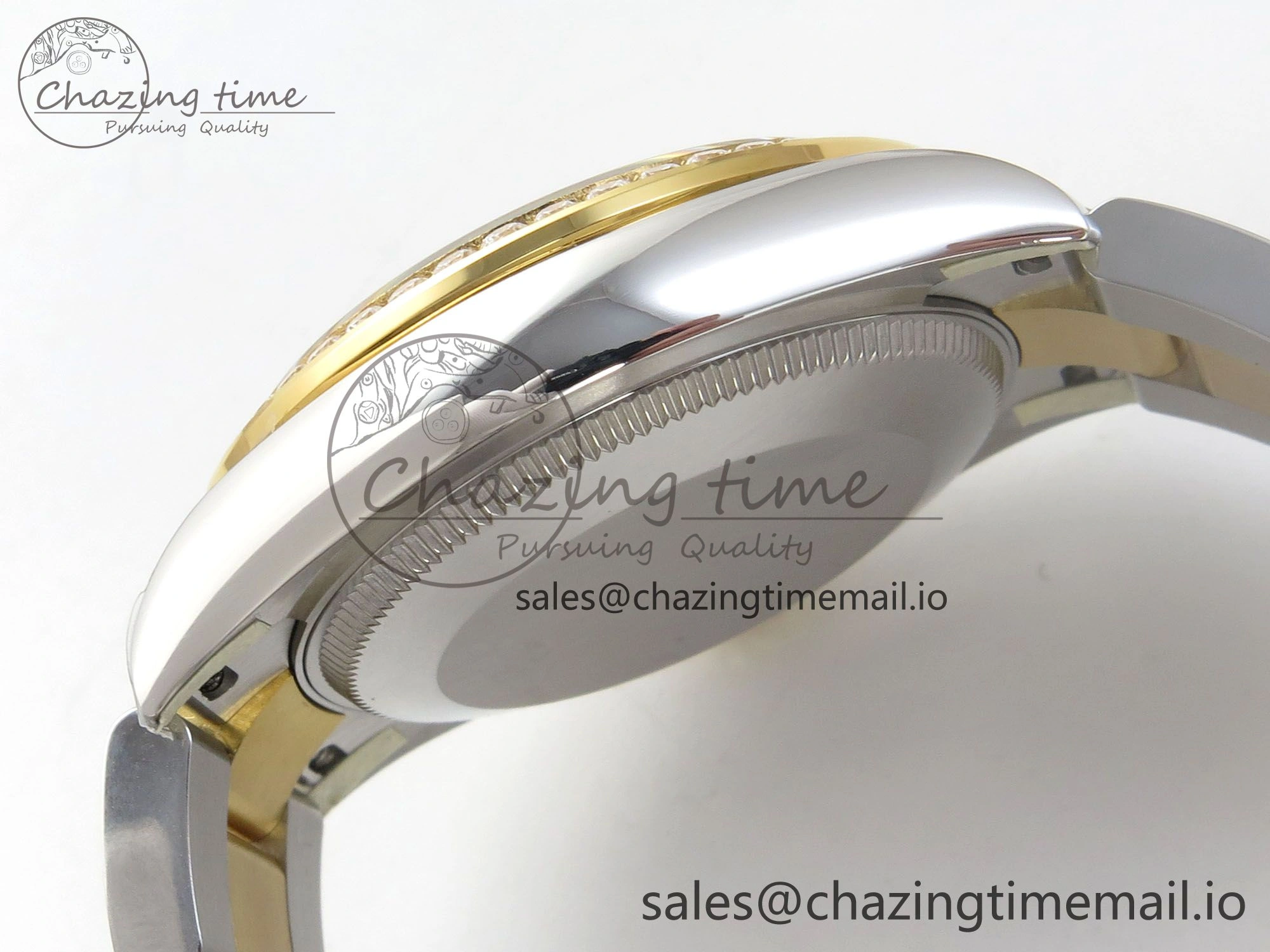 DateJust 31 278383RBR THBF 1:1 Best Edition 904L Steel Green Roman Diamonds Dial Diamonds Bezel on SS YG Oyster Bracelet HZ Cal. Snug 4
