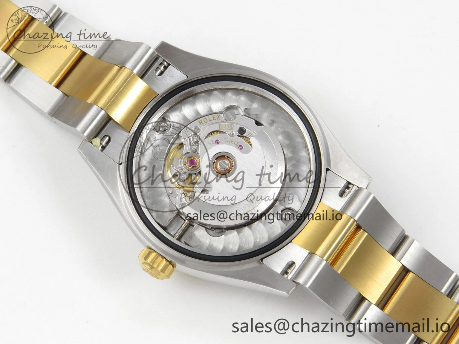 DateJust 31 278383RBR THBF 1:1 Best Edition 904L Steel Green Roman Diamonds Dial Diamonds Bezel on SS YG Oyster Bracelet HZ Cal. Snug 4
