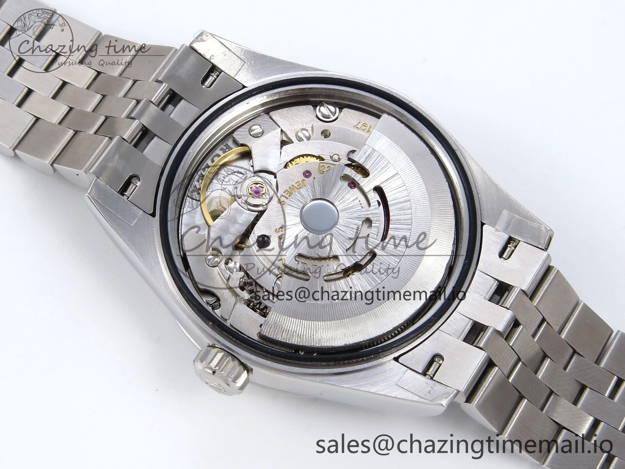 OdorResistant DateJust 31 278384RBR JARF 1:1 Best Edition 904L Steel Blue Diamonds Dial on SS Jubilee Bracelet HZ 874