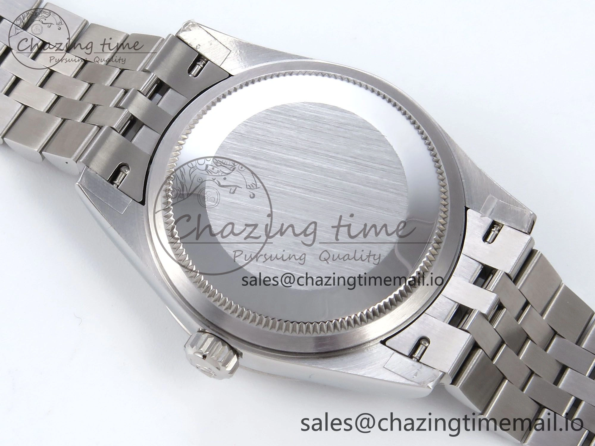 DateJust 31 278384RBR JARF 1:1 Best Edition 904L Steel Gray Roman Diamonds Dial on SS Jubilee Bracelet HZ BestValue 875