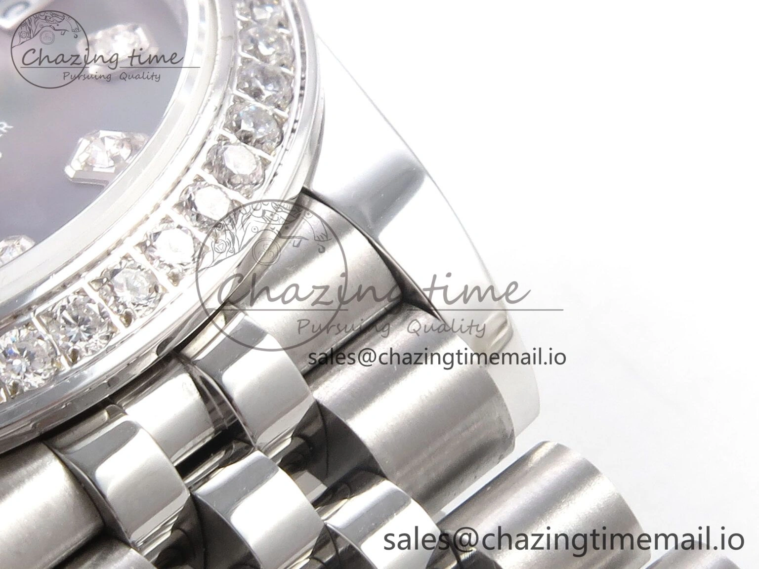 DateJust 31 278384RBR SS GMF 1:1 Best Edition 904L Steel Meteorite Diamonds Dial on Jubilee Bracelet A Classic 1154
