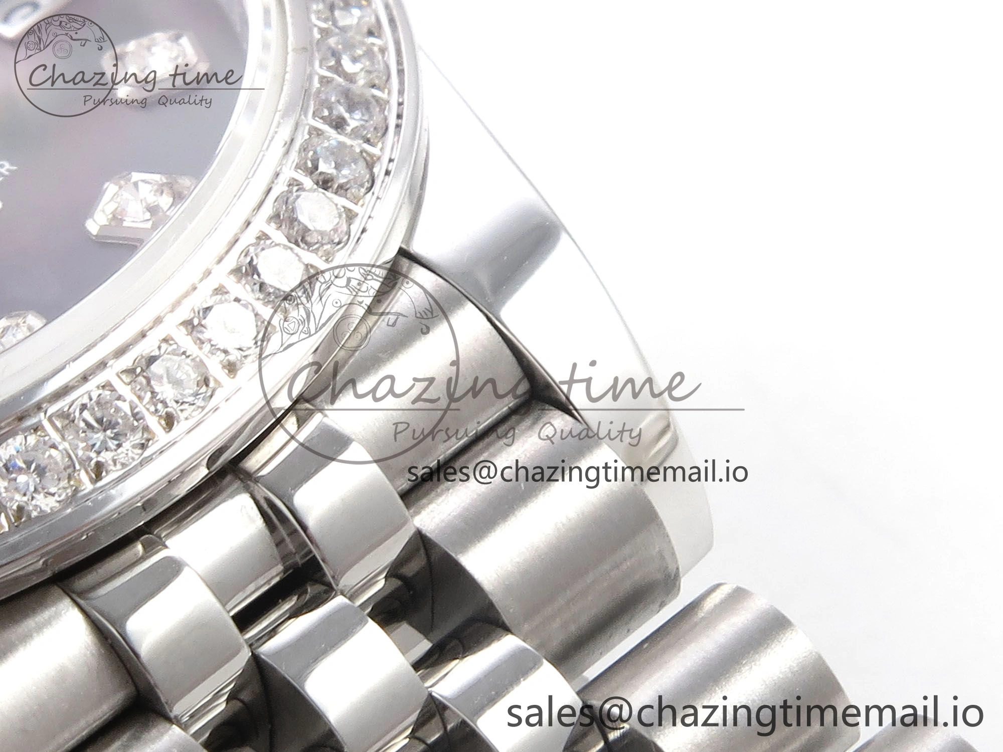 DateJust 31 278384RBR SS GMF 1:1 Best Edition 904L Steel Meteorite Diamonds Dial on Jubilee Bracelet A Classic 1154