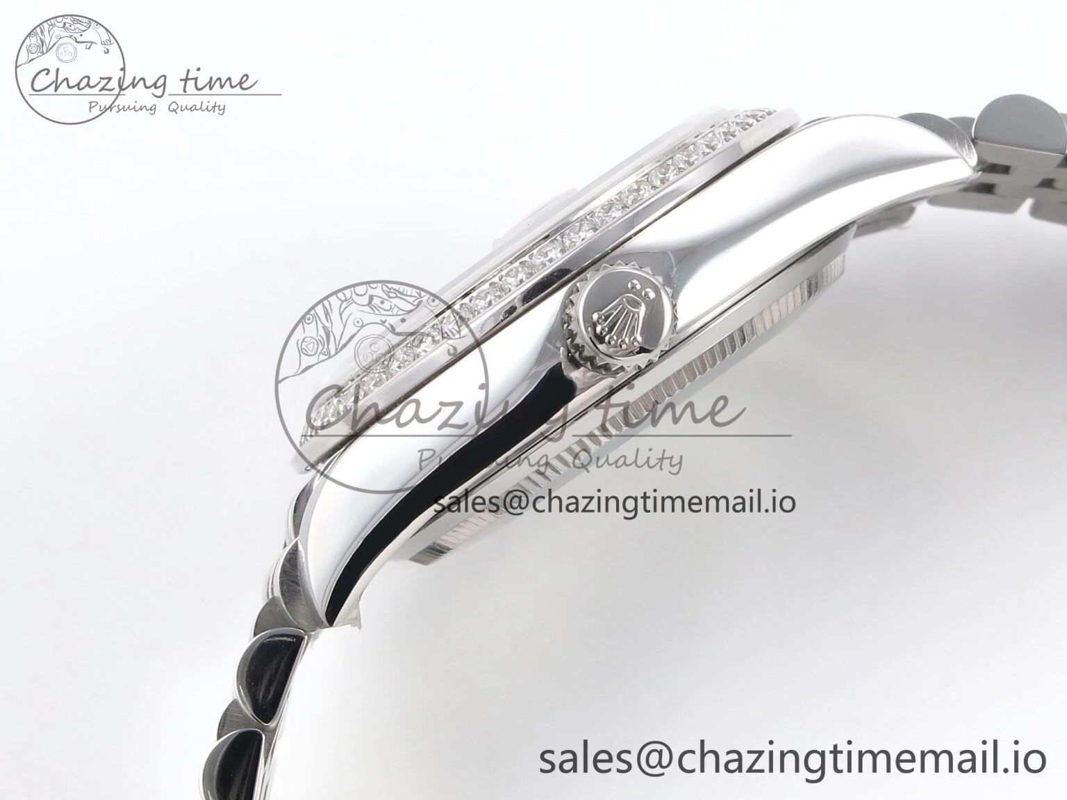 DateJust 31 278384RBR SS GMF 1:1 Best Edition 904L Steel Meteorite Diamonds Dial on Jubilee Bracelet A Classic 1154