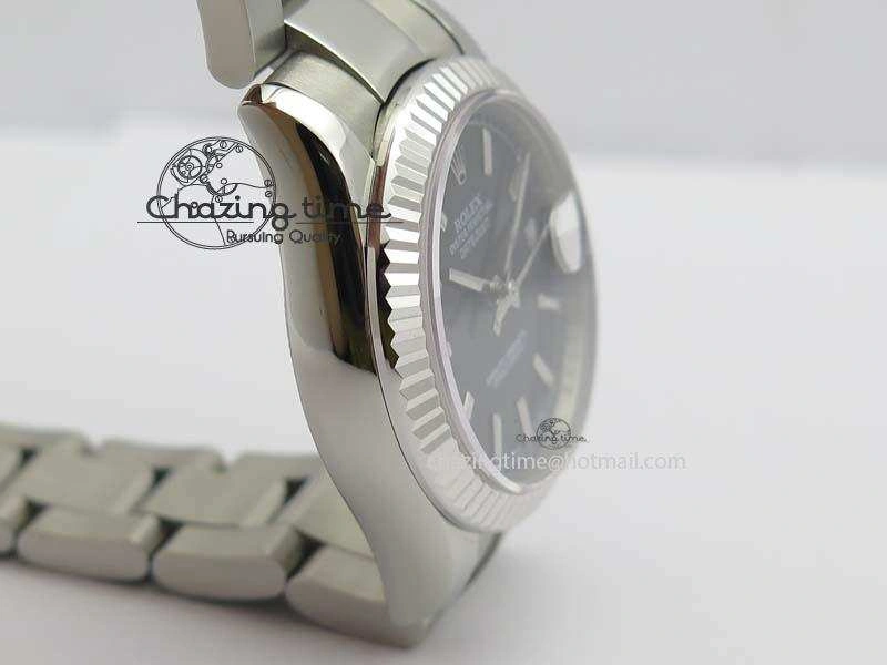 ModernLook DateJust 31mm SS BP-Maker Best Edition Black Dial On SS Bracelet A2824 V 3844