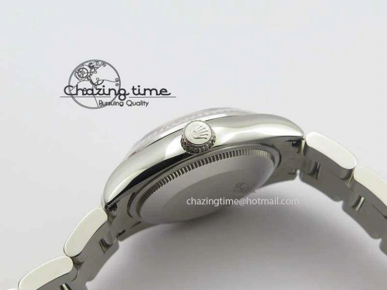 ModernLook DateJust 31mm SS BP-Maker Best Edition Black Dial On SS Bracelet A2824 V 3844