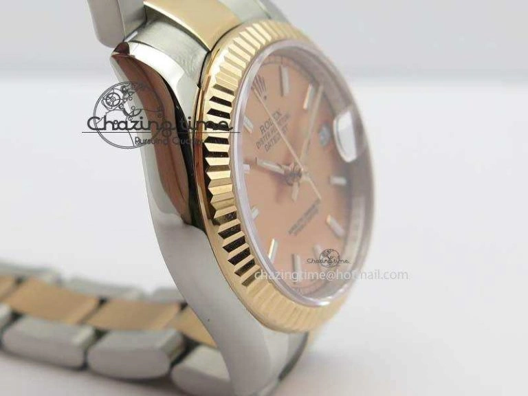 Functional DateJust 31mm SS RG BP-Maker Best Edition Rose Gold Dial On SS RG Bracelet A2824 V 3846