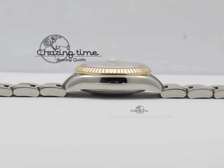 Functional DateJust 31mm SS RG BP-Maker Best Edition Rose Gold Dial On SS RG Bracelet A2824 V 3846