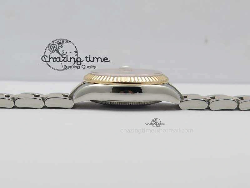 Functional DateJust 31mm SS RG BP-Maker Best Edition Rose Gold Dial On SS RG Bracelet A2824 V 3846